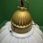 1920s Opal Glass Pendant Light