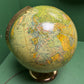 Vintage 1960s German Glass Globe Lamp By JRO Globus Munchen