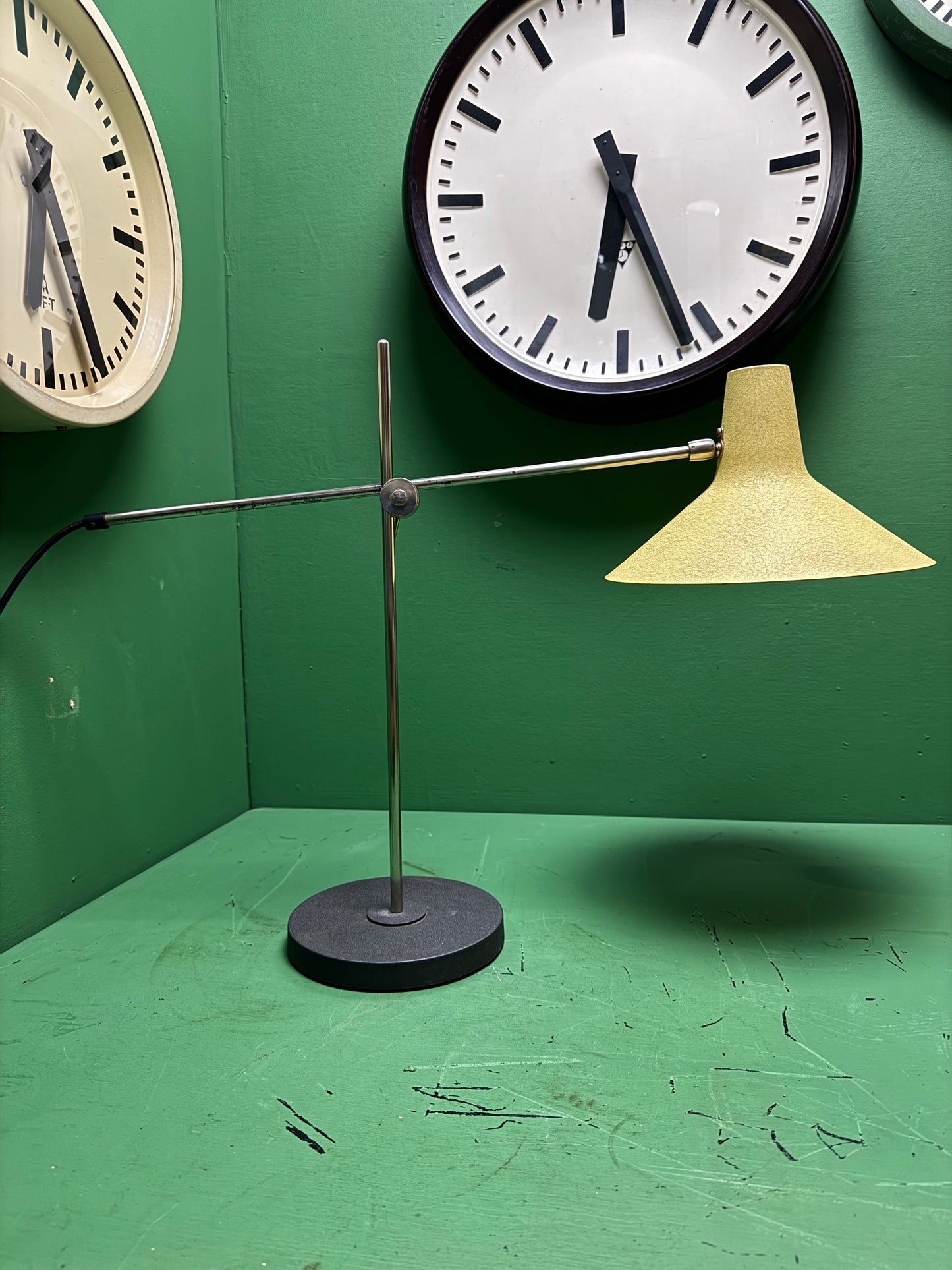 Large 1960s Table Lamp By Erich Lang For SIS Leuchten Germany