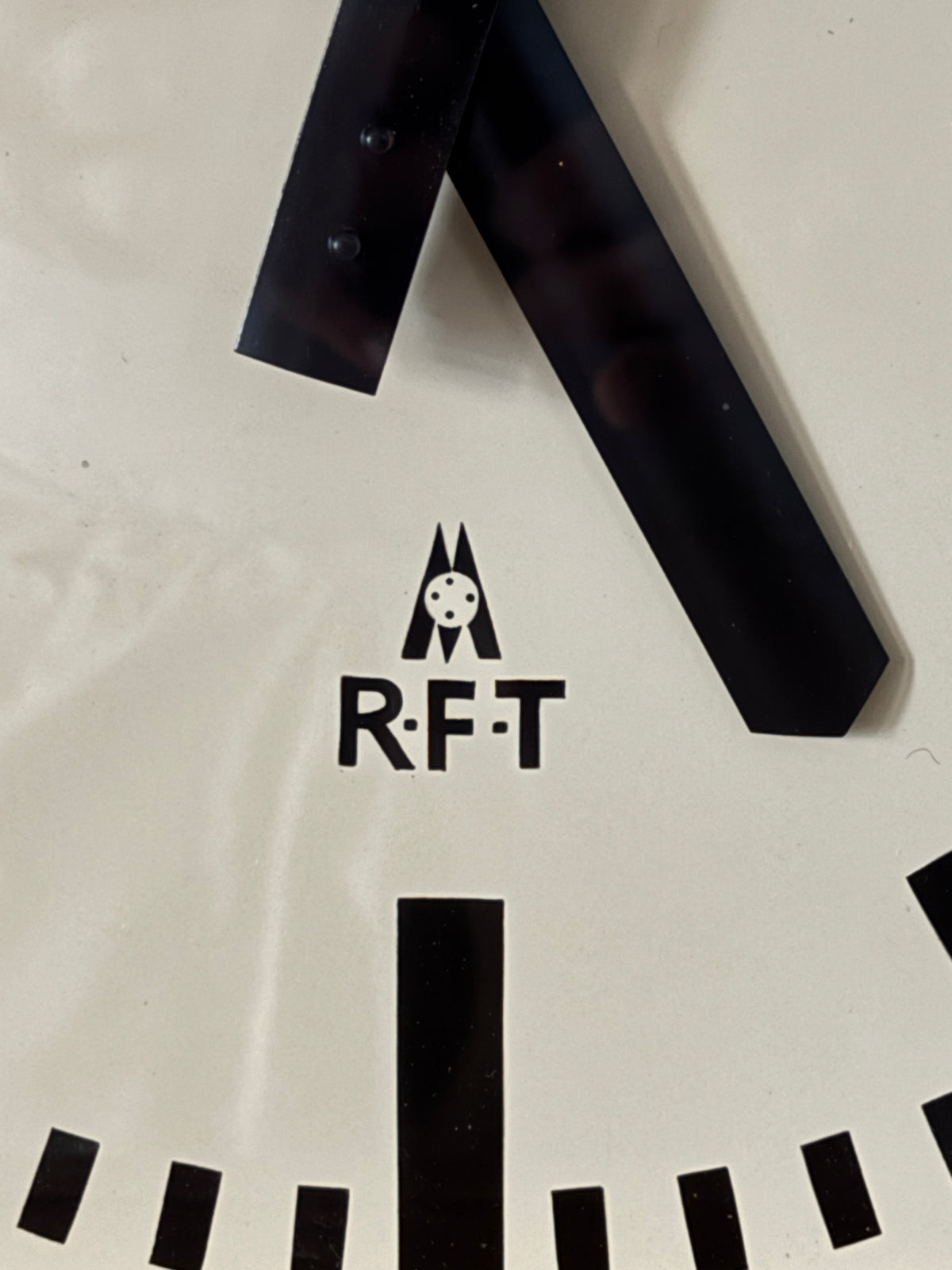 1950s Art Deco Style East German Clock Factory Clock By RFT