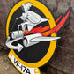 WW2 American Air Force VF-17A Nose Art Hand Painted On Board