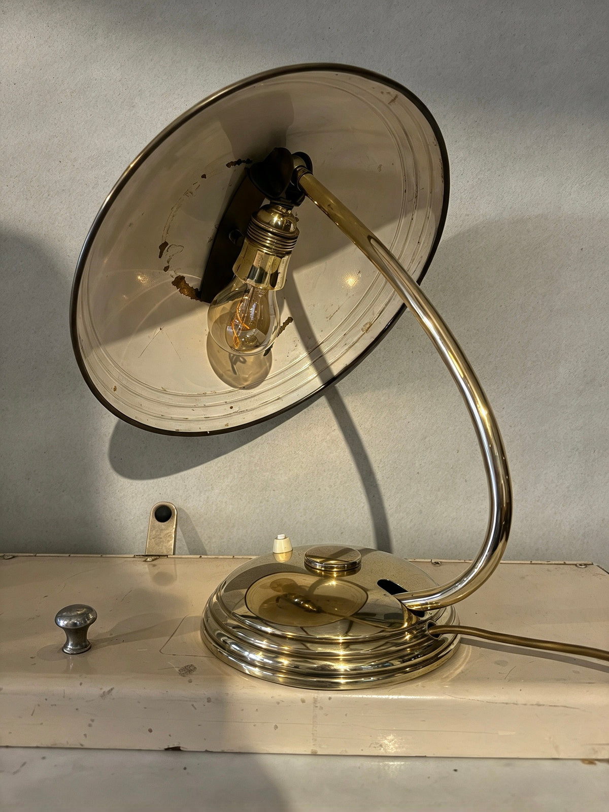 1950s Modernist Table Lamp By Helo Leuchten