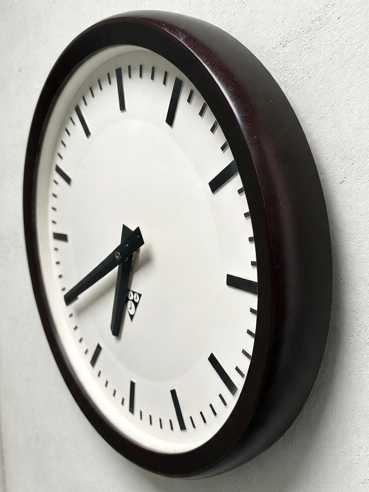 1960s Czech Bakelite Factory Clock By Pragotron