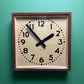 Large 1950s East German Industrial Factory Clock By RFT