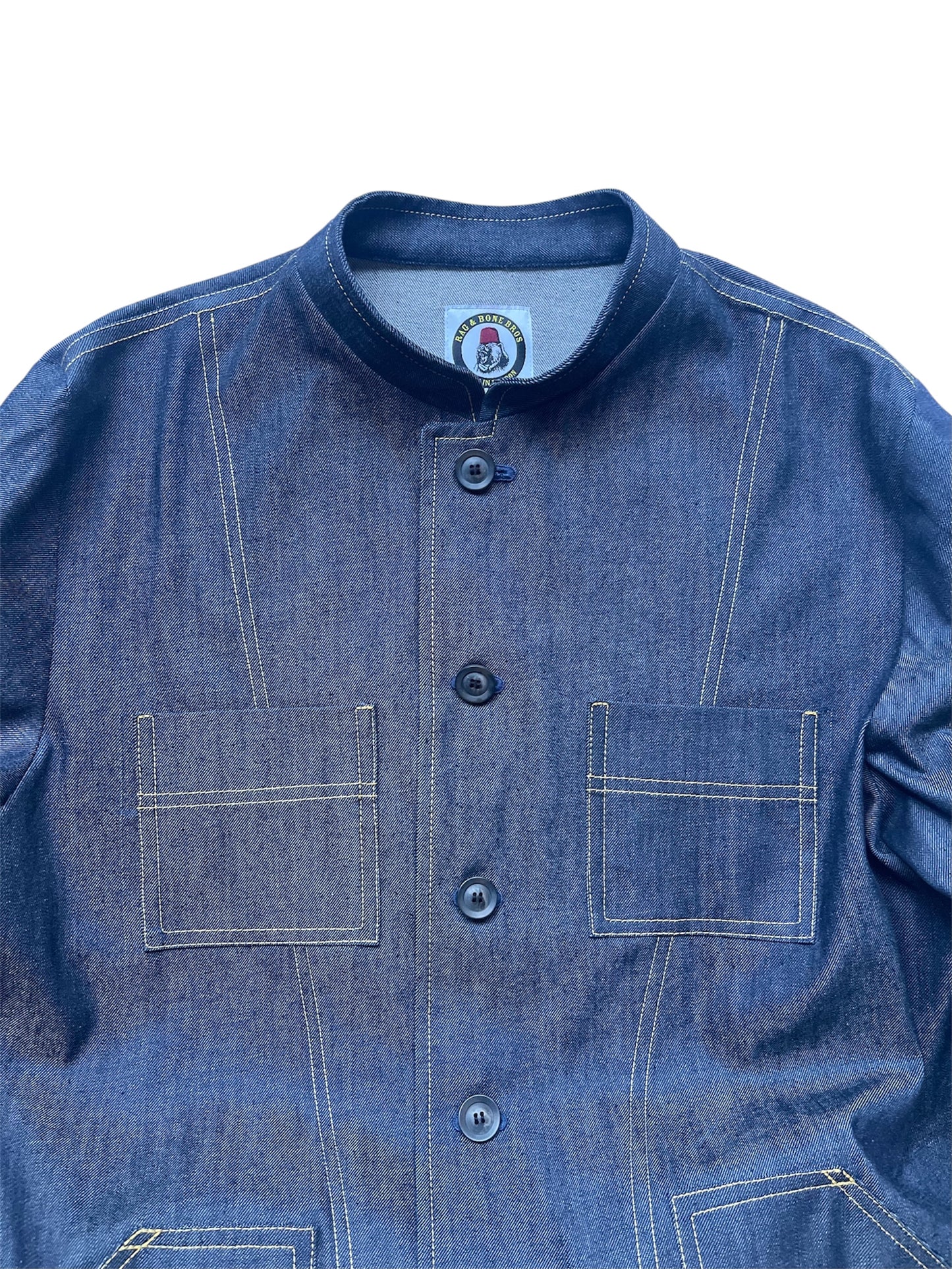 The 'Mintan' Made In London Classic Work Wear Denim Over Shirt