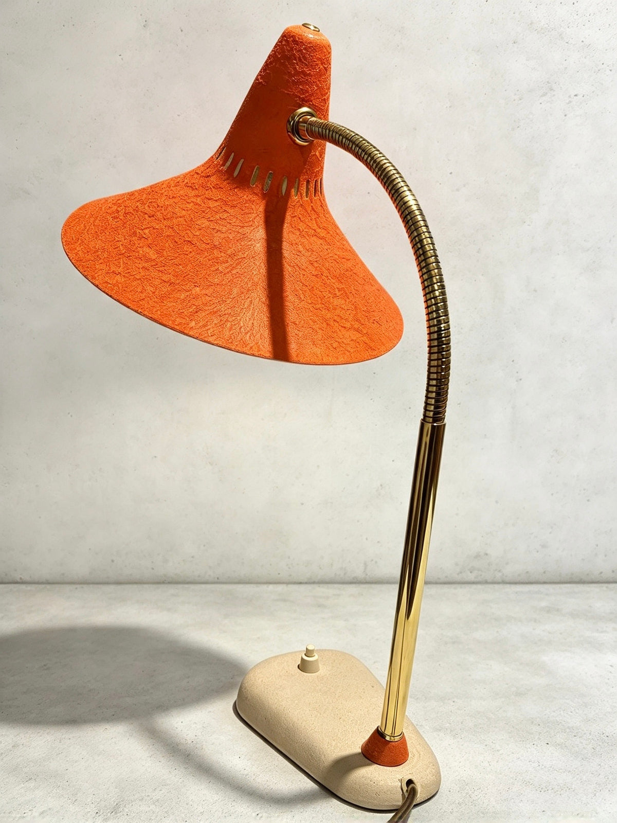 1960s Goose Neck Desk Lamp By SIS Germany