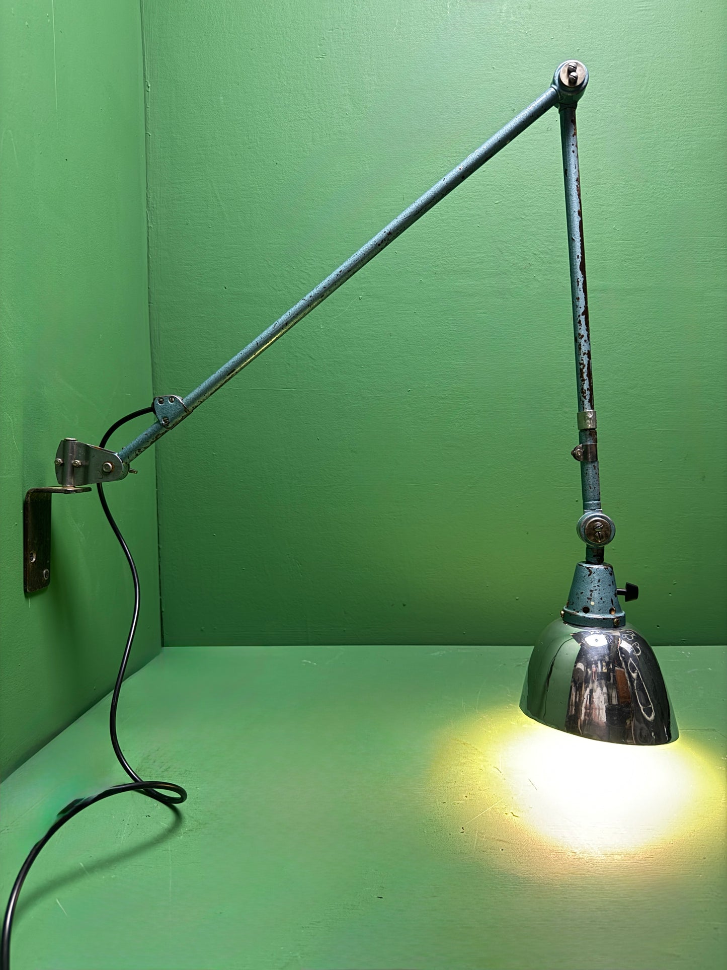 1950s Wall Mounted Task Lamp By Curt Fischer For Midgard