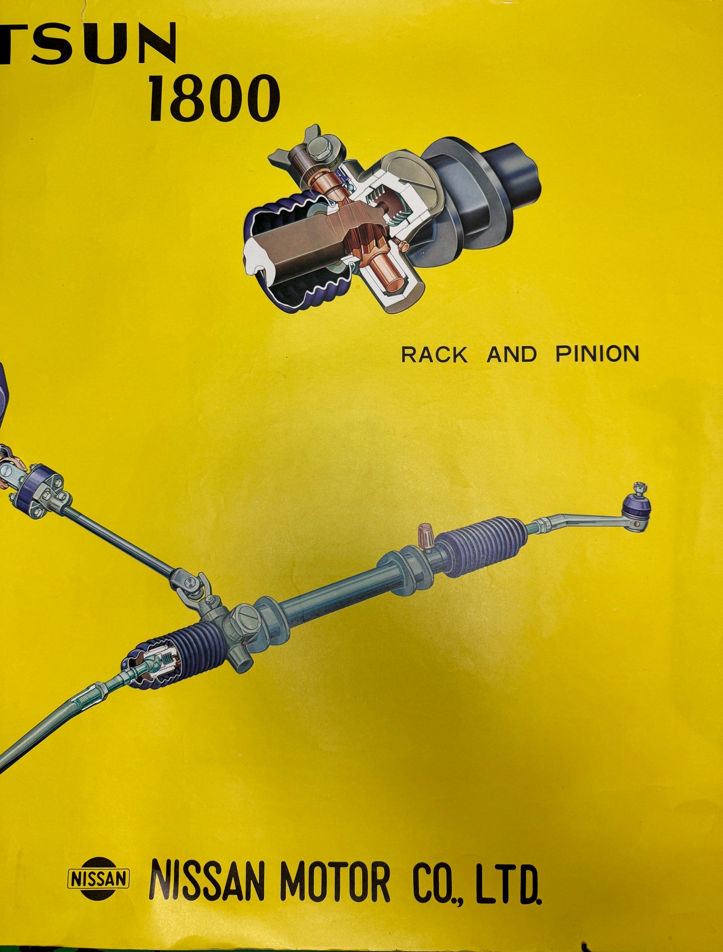 1960s Datsun 1800 Dealership Poster