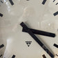 Large Czech 1950s Bakelite Office / Factory Clocks By Pragotron