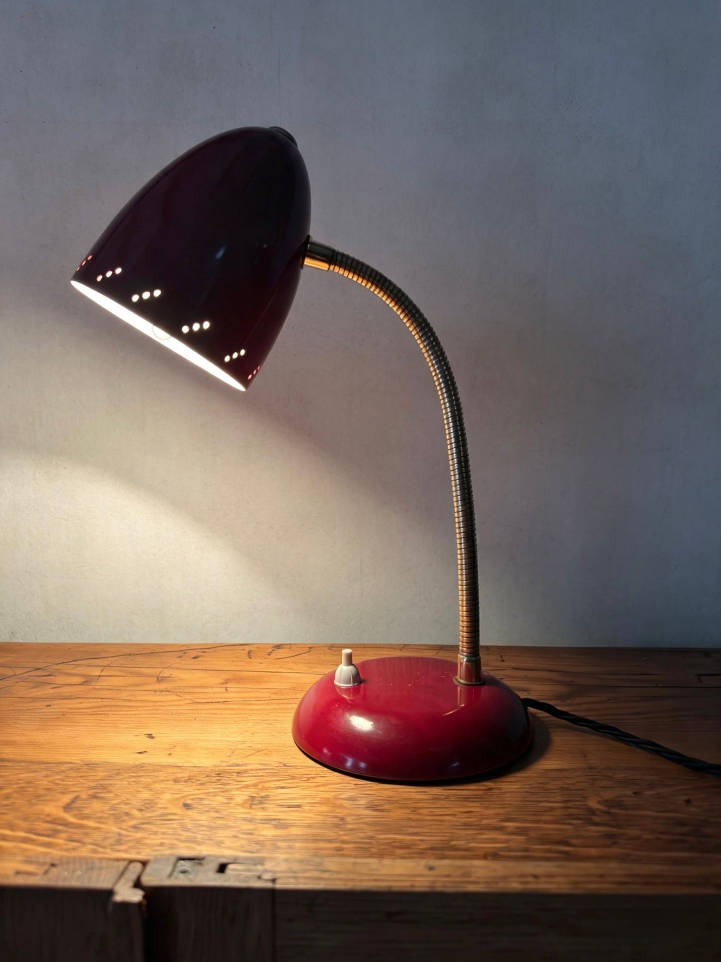 1960s German Gooseneck Table Lamp