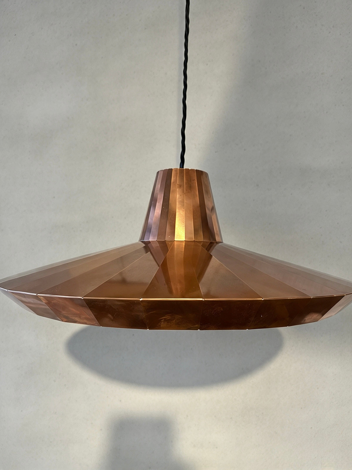 Copper Pendant Light Model CL-30 By David Derksen Design