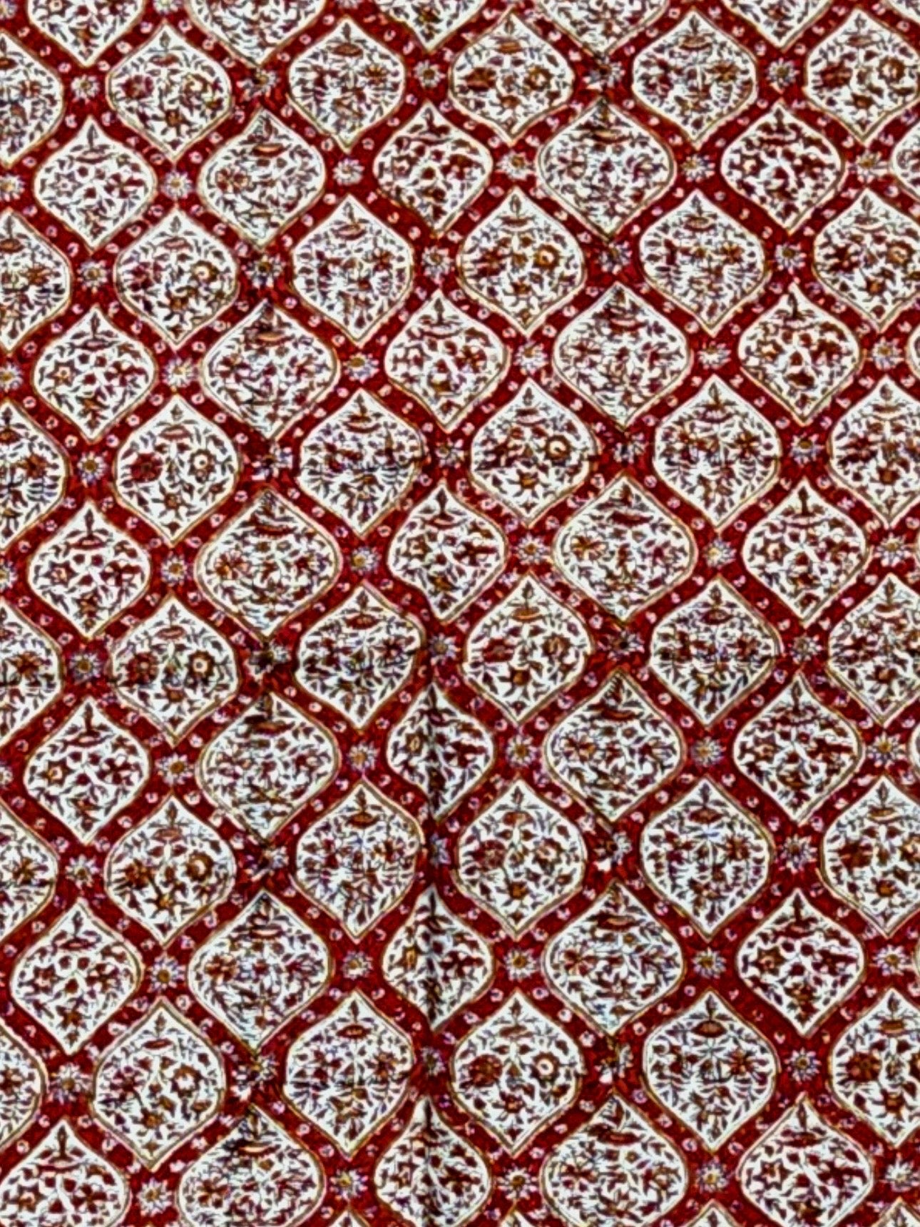 Ghalamkari Hand Block Prints Made In Iran