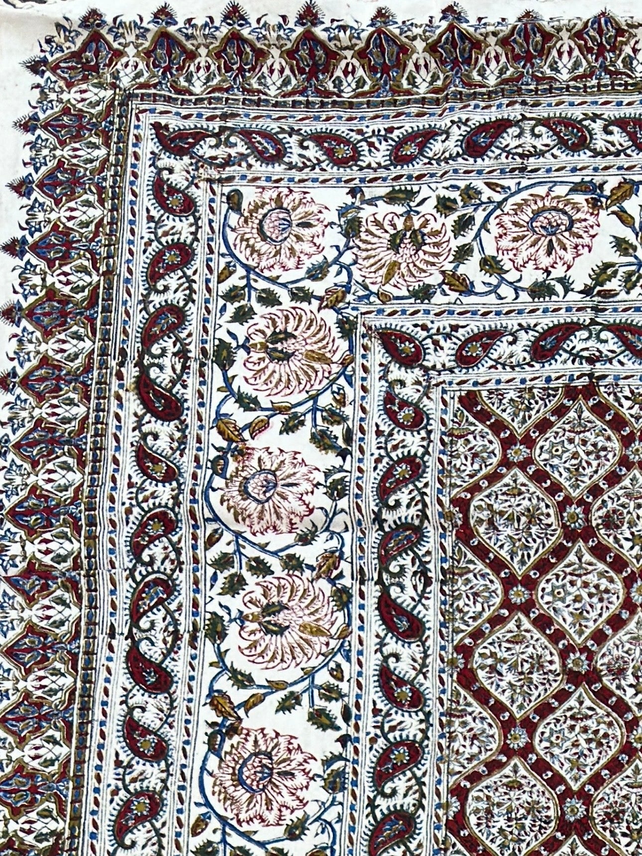 Ghalamkari Hand Block Prints Made In Iran