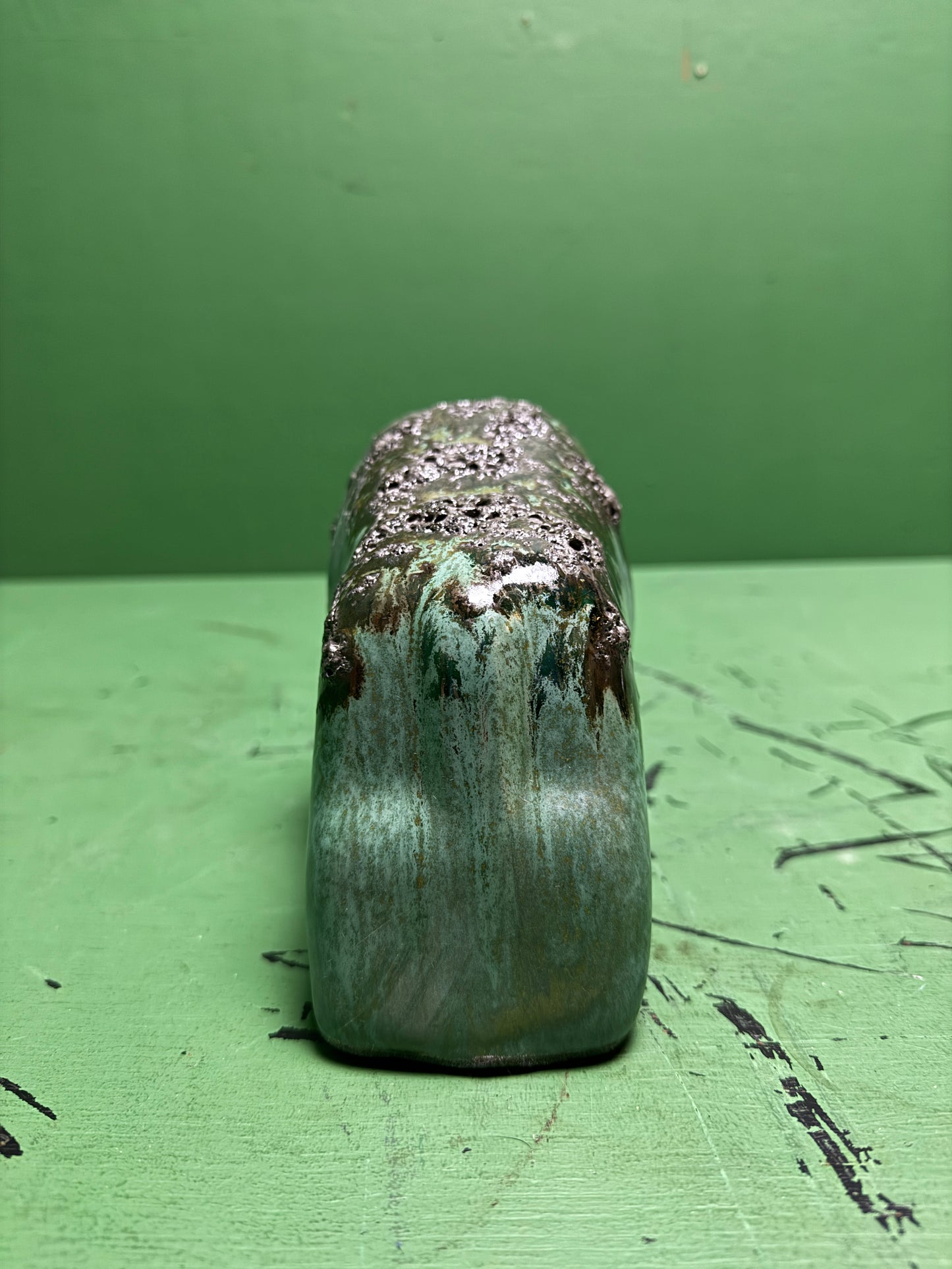 Otto Keramik Classic Ceramic Bull West German Pottery Fat Lava