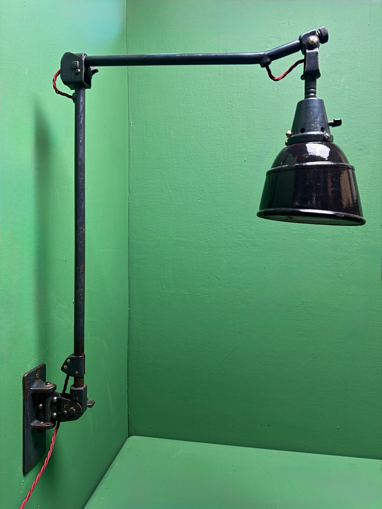 1930s Wall Mounted Task Lamp By Curt Fischer For Midgard
