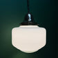 1930s Opaline Pendant Lights With Original Diffusers