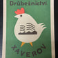 Limited Edition Czech Match Box Art Poster 87 of 240 Xaverov Poultry Factory