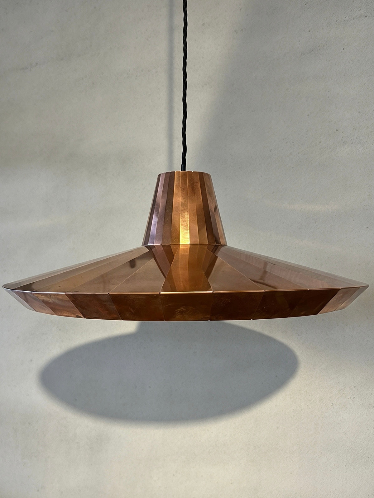 Copper Pendant Light Model CL-30 By David Derksen Design