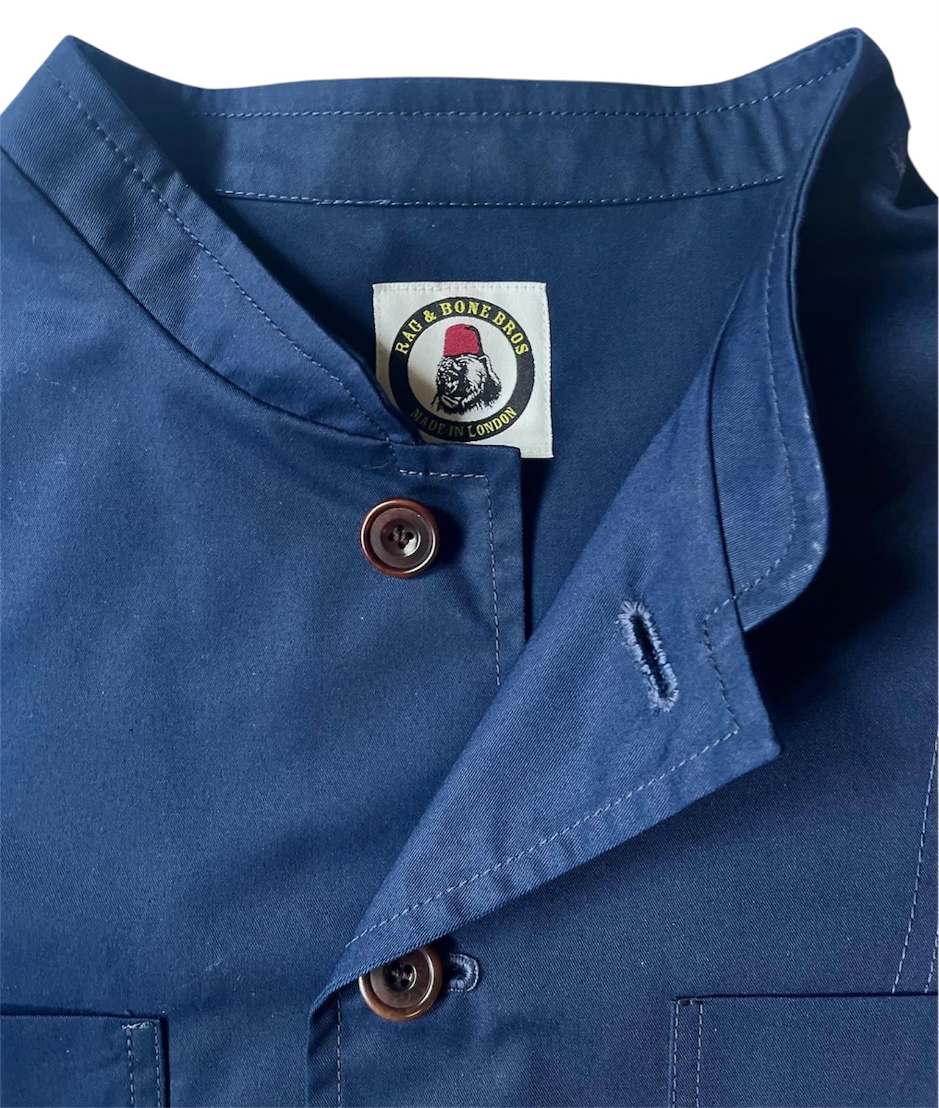 The 'Mintan' Made In London Classic Work Wear Drill Cotton Over Shirt