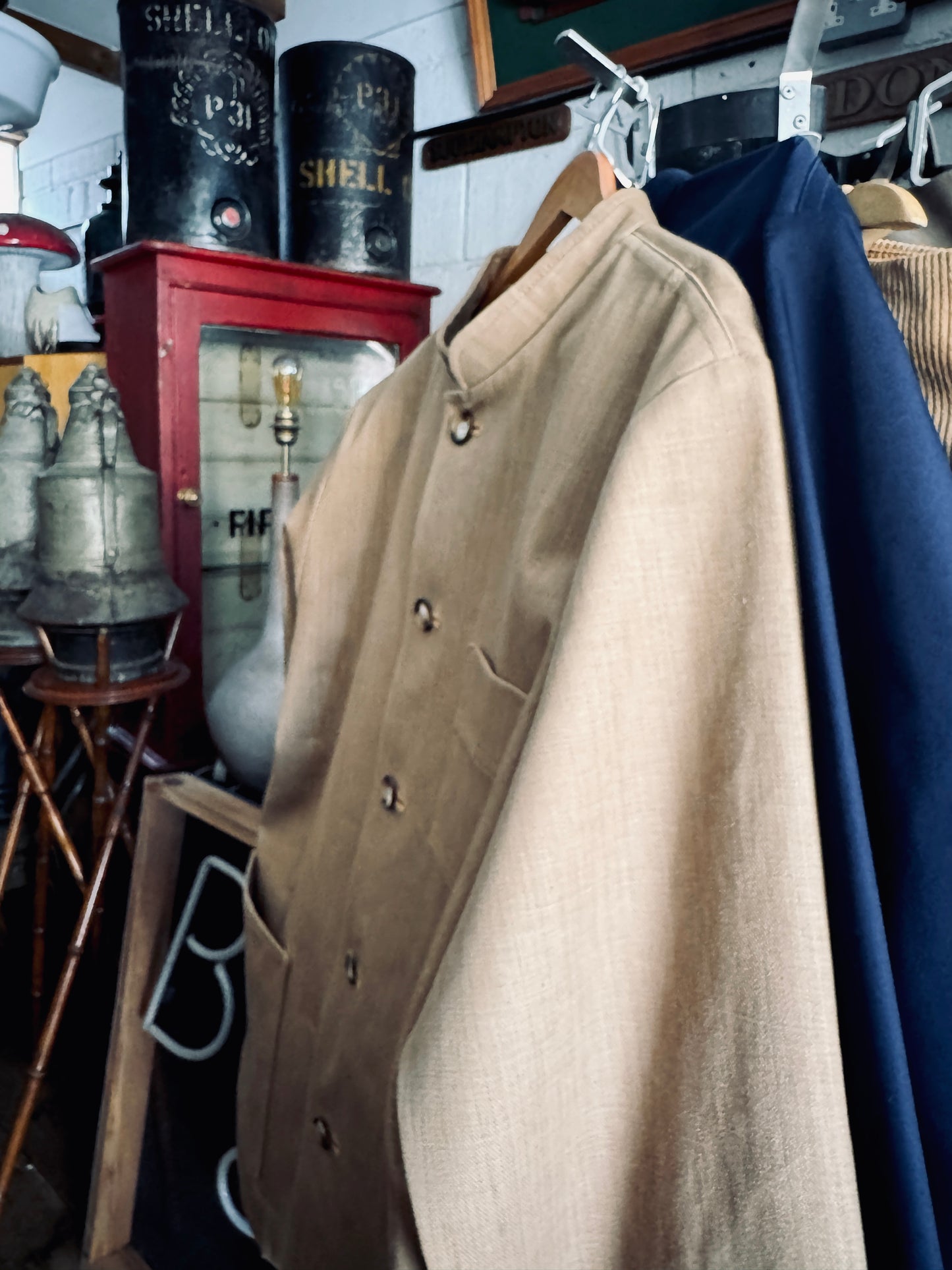 The 'Mintan' Made In London Classic Work Wear Drill Cotton Over Shirt