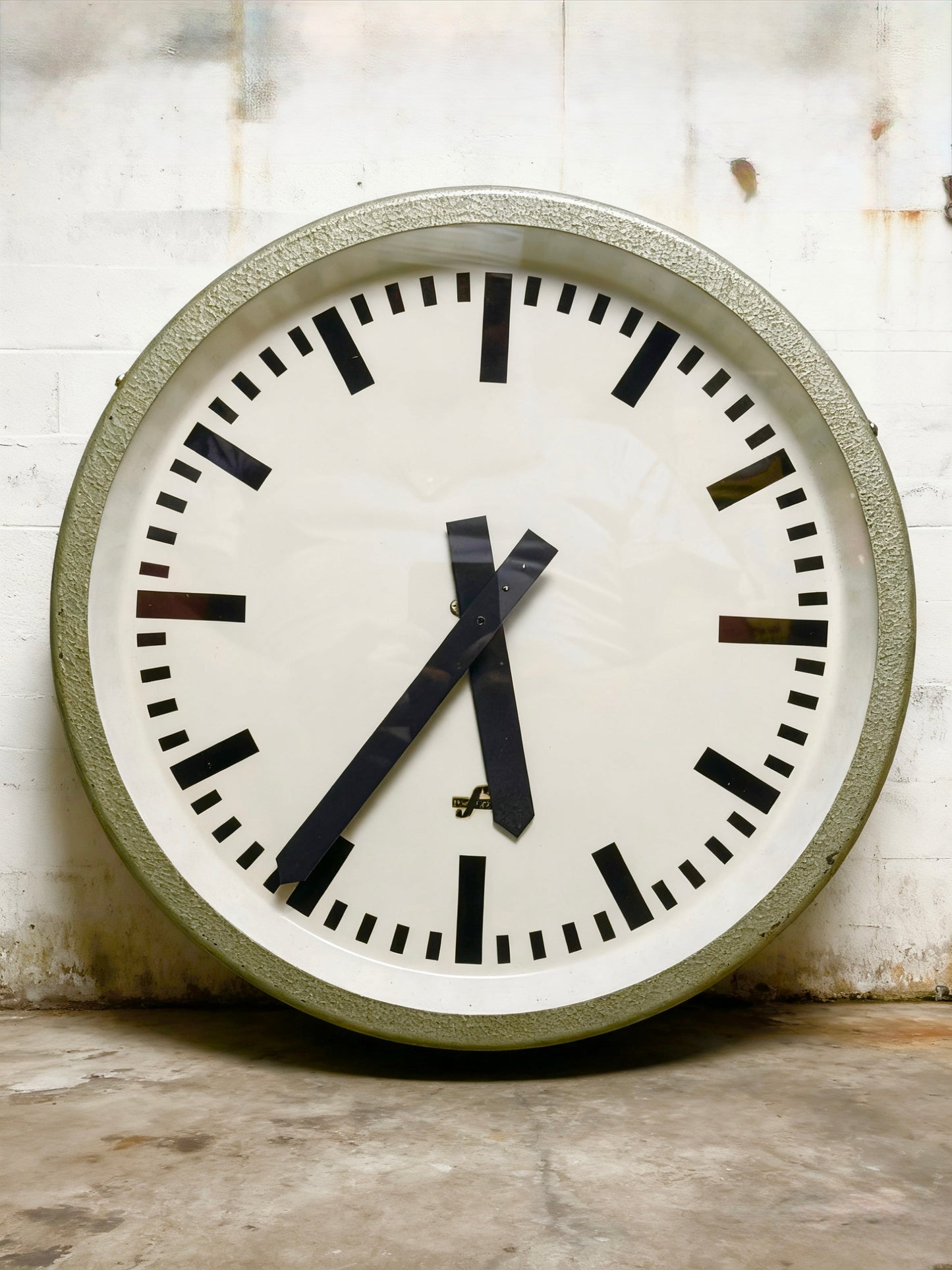 1960's East German Industrial Factory / Office Clocks By Elfema