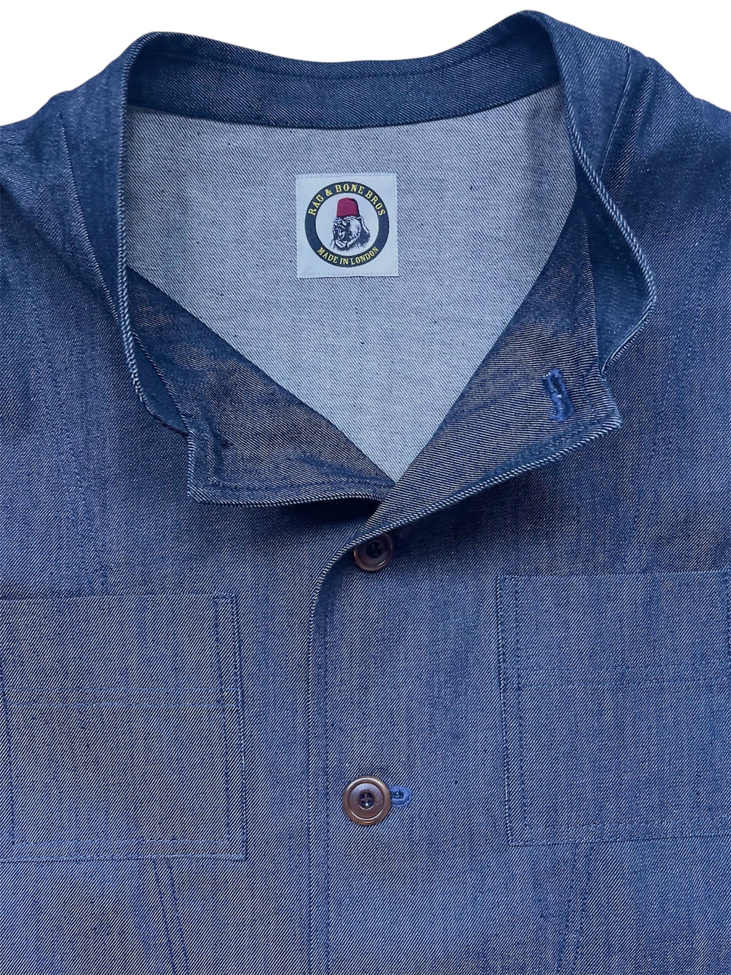 The 'Mintan' Made In London Classic Work Wear Denim Over Shirt