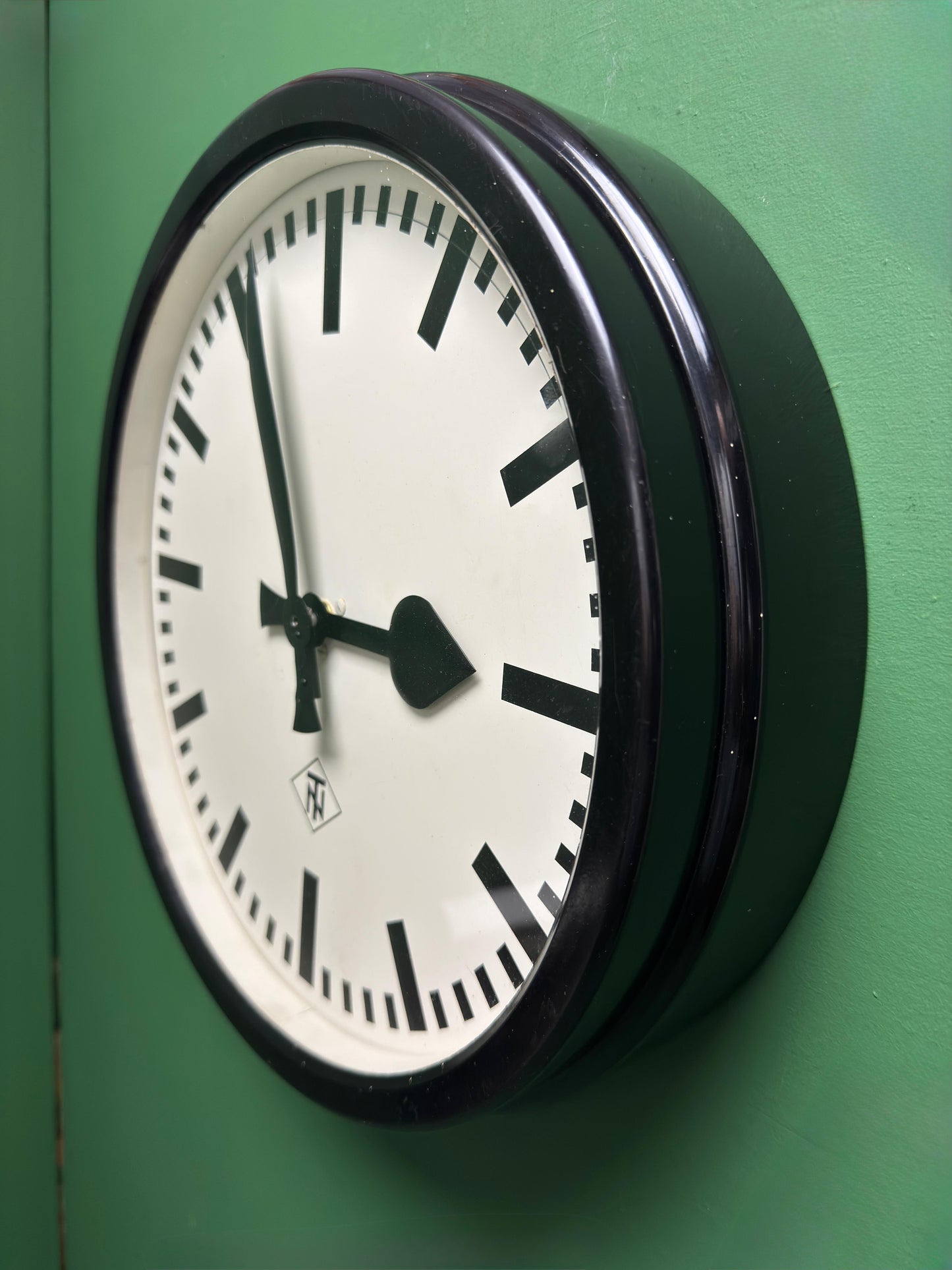 1940s TN Tele Norma West German Bakelite Factory / Office Clock