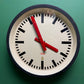 1950s East German Industrial Factory Clock By RFT