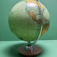 Vintage 1960s German Glass Globe Lamp By JRO Globus Munchenbh