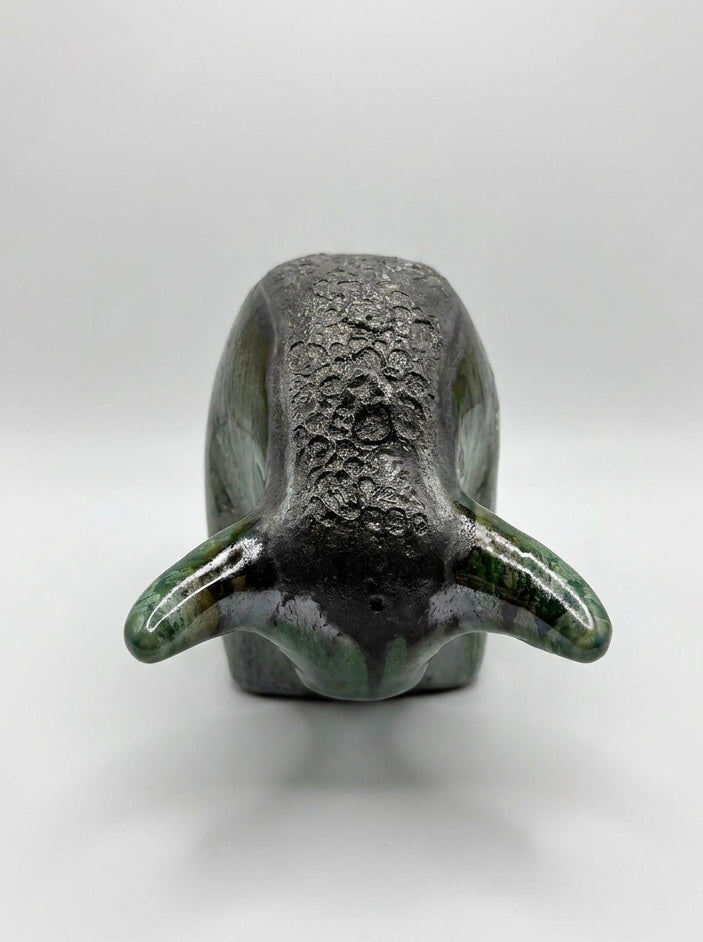 Otto Keramik Classic Ceramic Bull West German Pottery Fat Lava