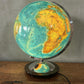 Vintage 1960s German Columbus Duo Glass Globe Lamp