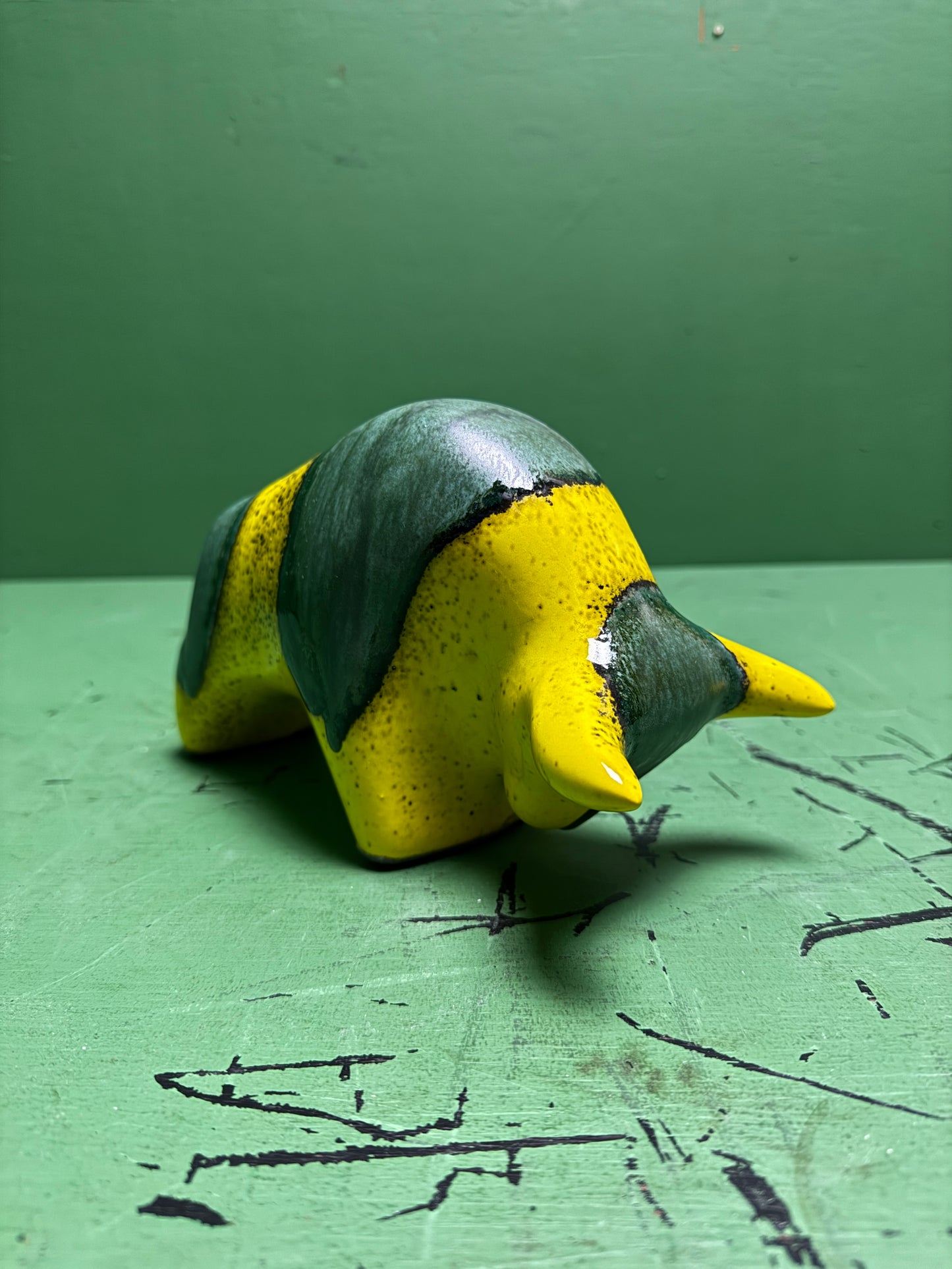 Otto Keramik Classic Ceramic Bull West German Pottery Fat Lava