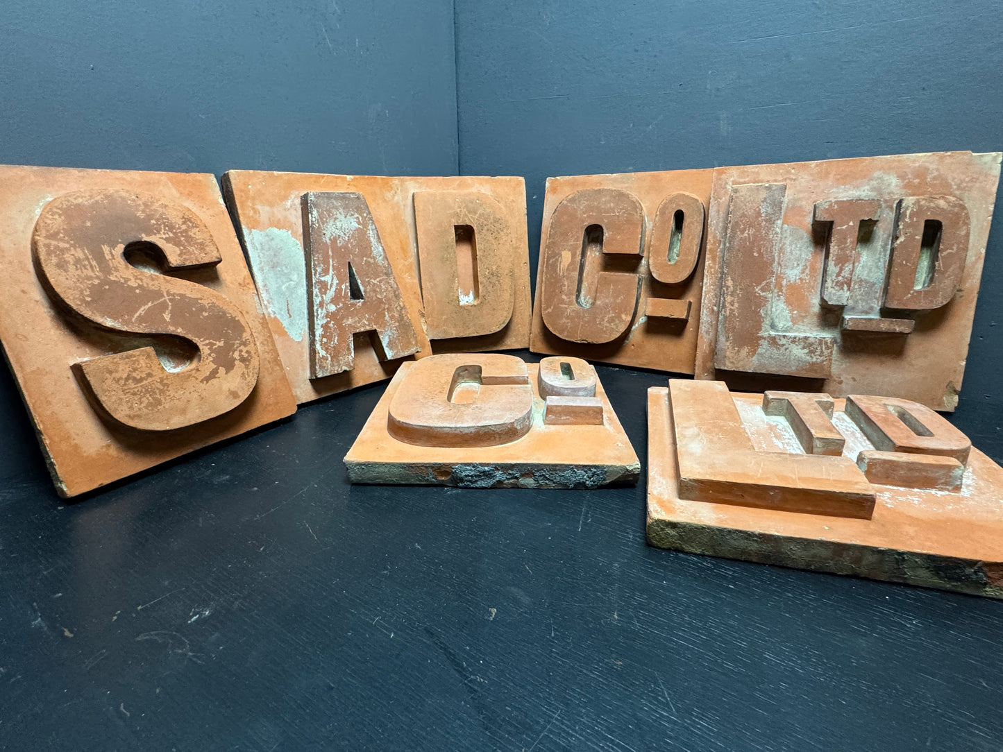 Victorian Era Terracotta Signage