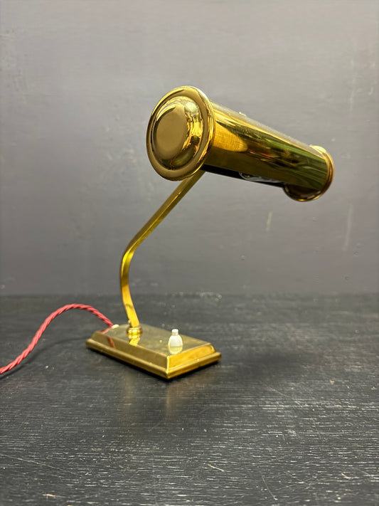 1960s Brass Piano Lamp By Solken Germany