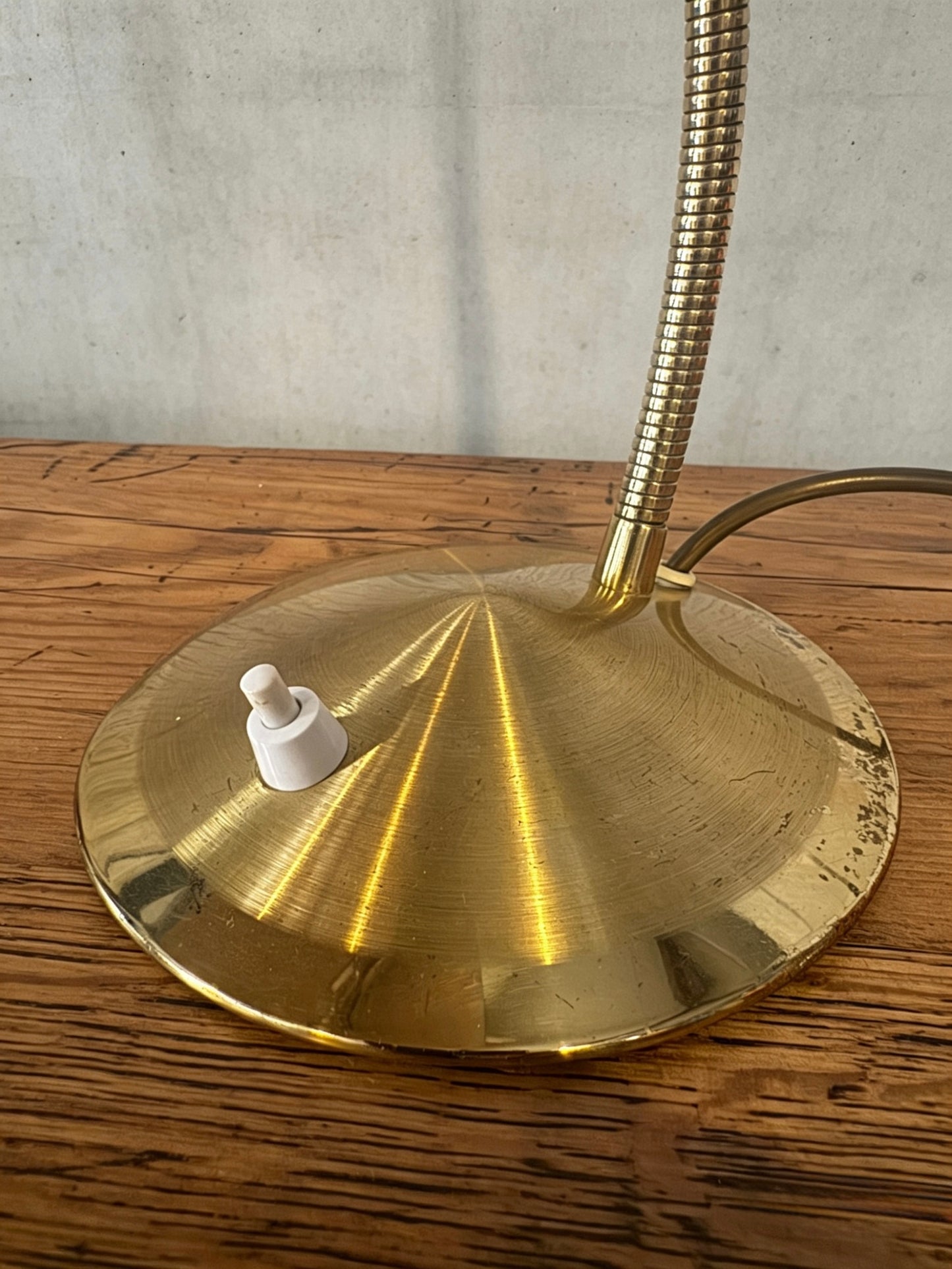 1950s Modernist Goose Neck Table Lamp By Gecos - Gebrüder Cosack Ligting Germany