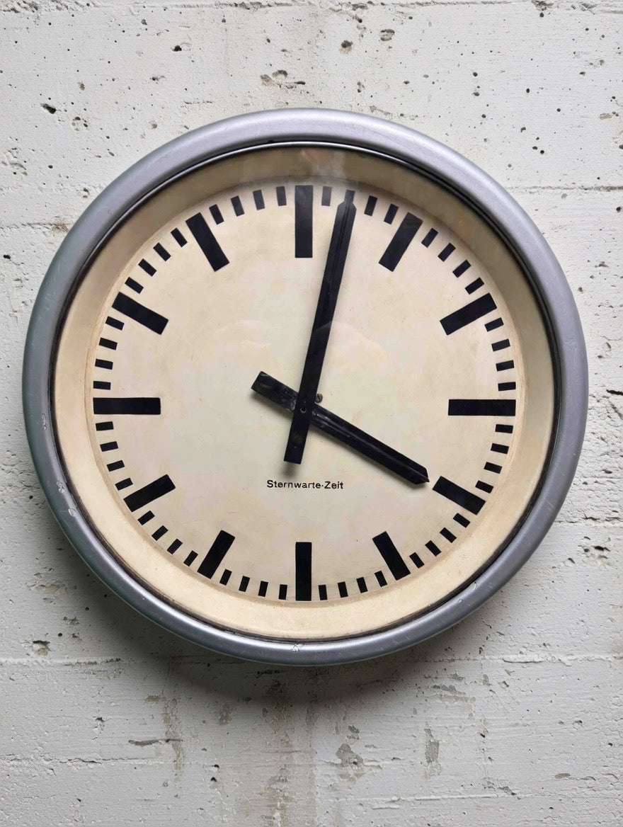 1950s Sternwarte Zeit German Observatory Clock