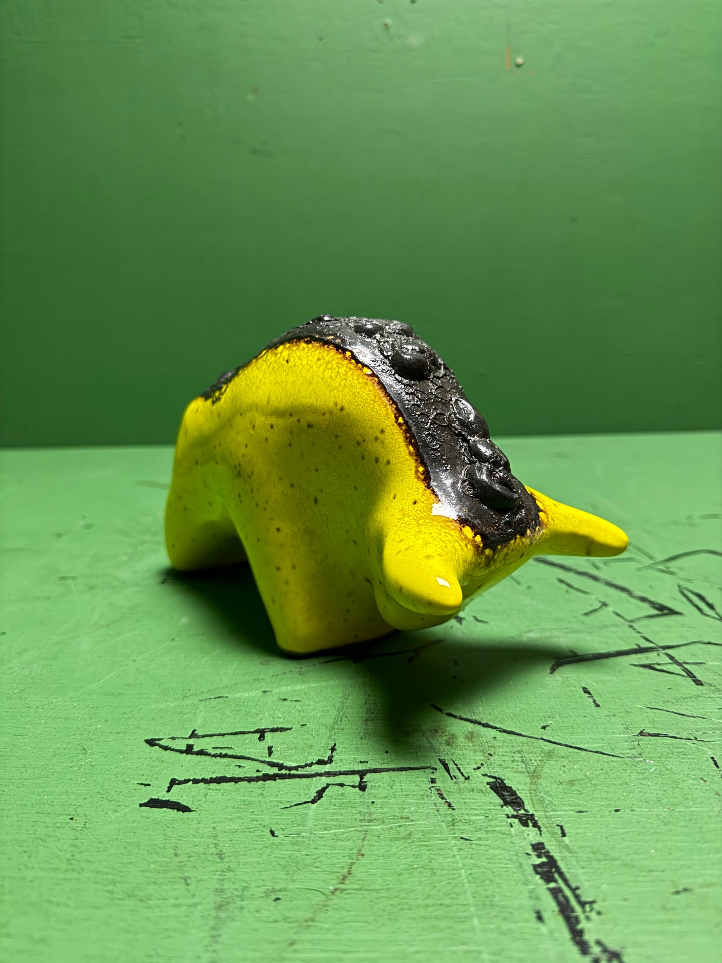 Otto Keramik Classic Ceramic Bull West German Pottery Fat Lava