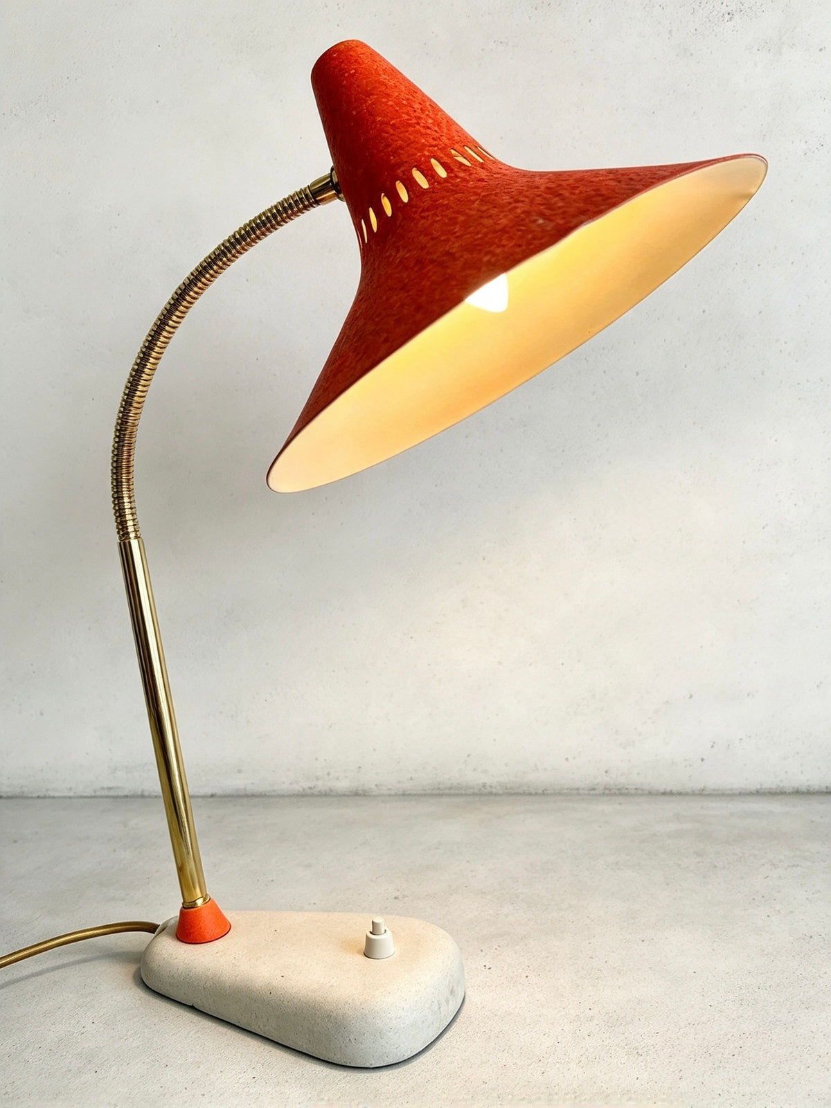 1960s Goose Neck Desk Lamp By SIS Germany