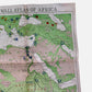 Philips Comparative Wall Atlas Of Africa Circa 1950s