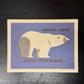 Limited Edition Czech Match Box Art Poster 85 of 240 Zoo Praha Polar Bear