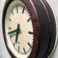 Large 1960's East German Industrial Factory Clocks By Elfema