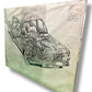 Vauxhall Victor Pen & Ink Cutaway By Brian Hatton 1965