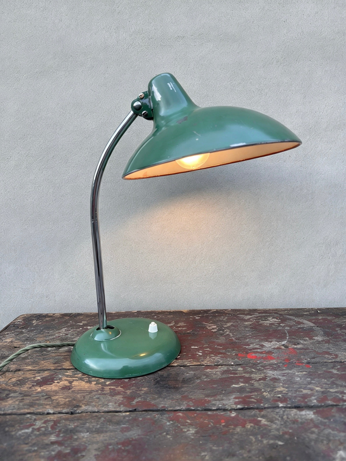 1950s Bauhaus Table Lamp Kaiser Idell Model 6786 By Christian Dell