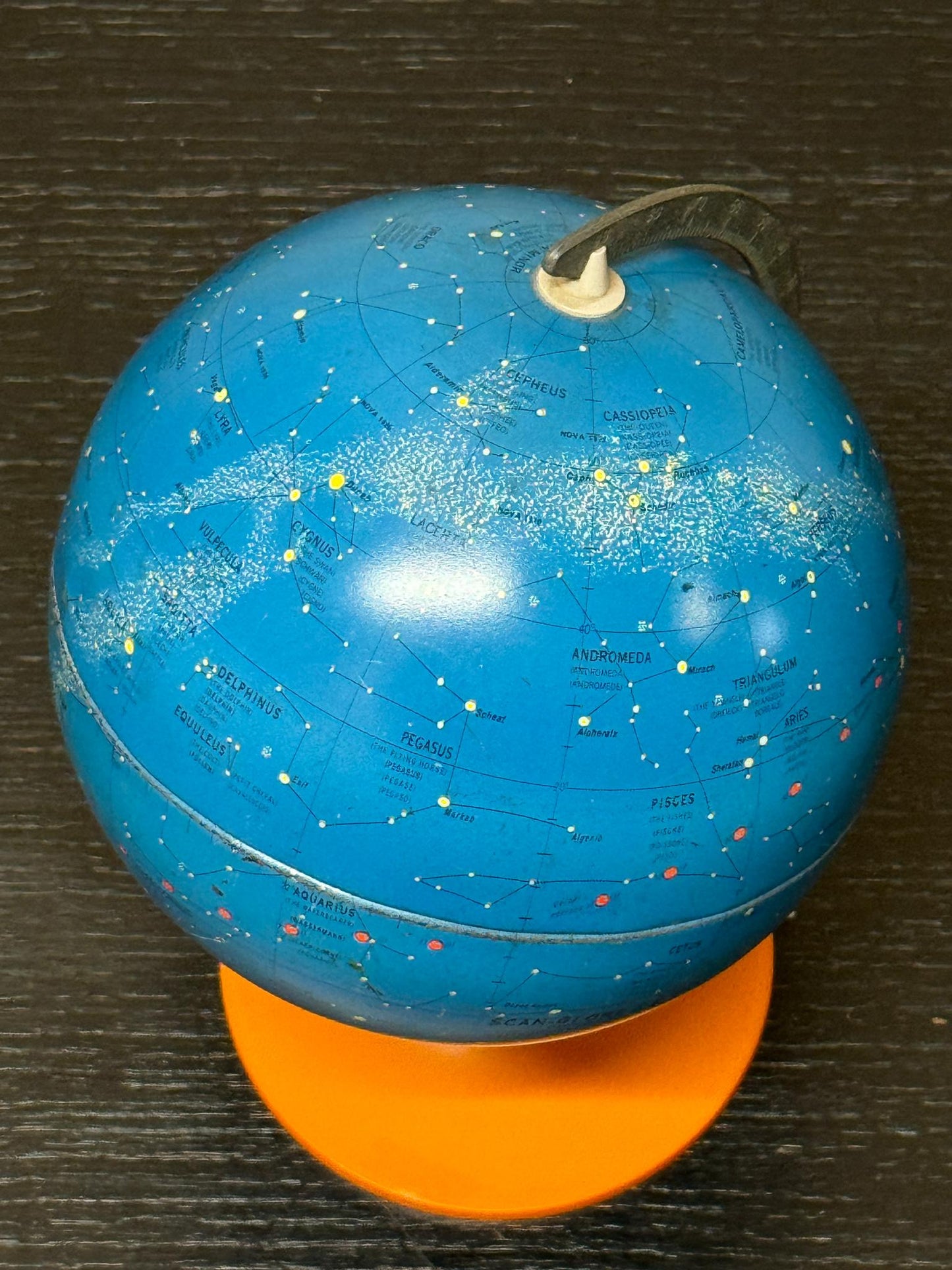 1960s Metal Celestial Table Globe By Scan Globe AS Copenhagen