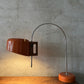 Rare Orange 1960s Fase Sauce Table Lamp By Tomas Diaz Magro Spain