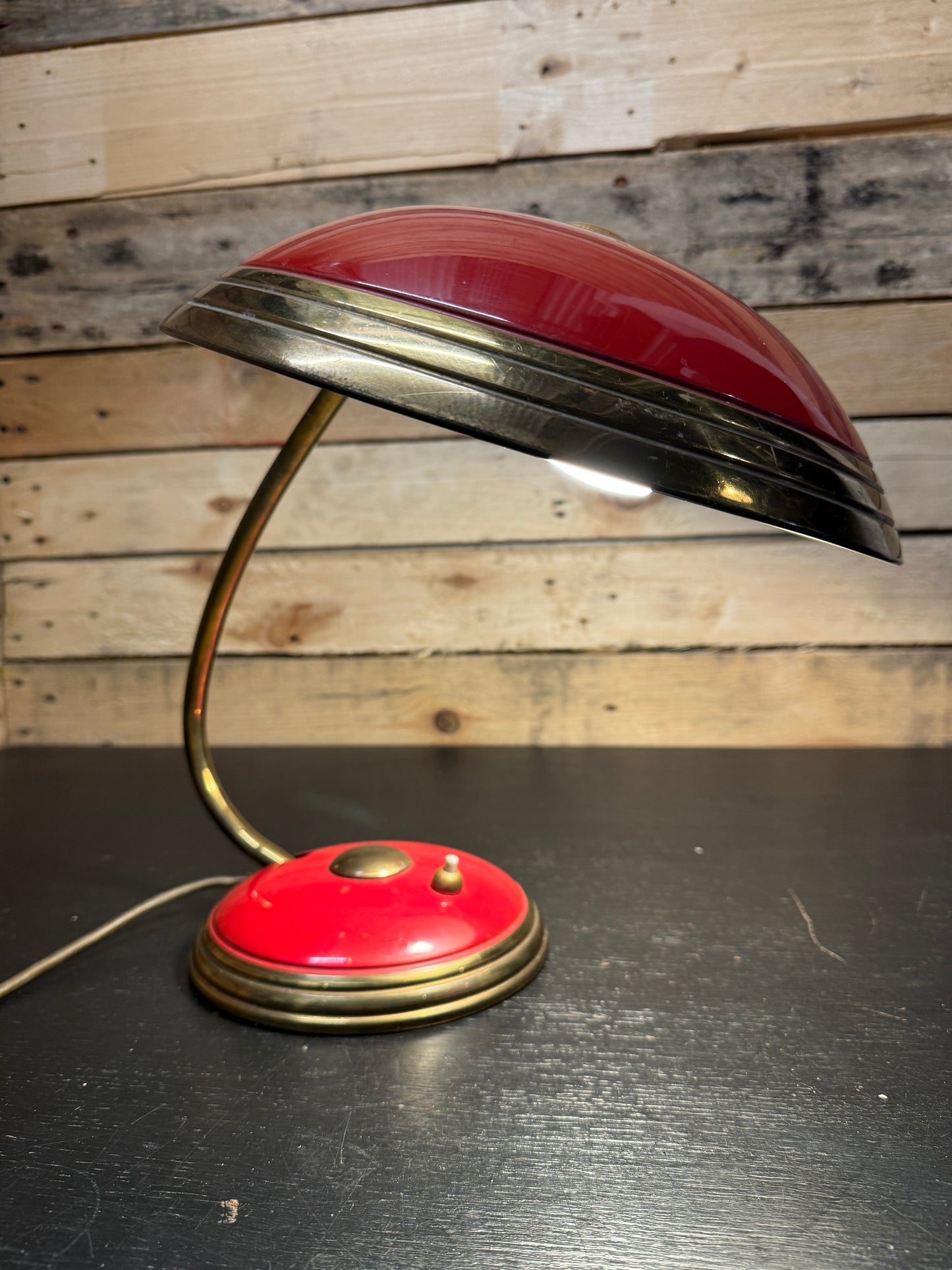 1950s Modernist Table Lamp By Helo Leuchten