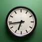 Large Czech 1940s Bakelite Office / Factory Clocks By Pragotron