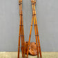 Rare Early Pair Of 1800s Campaign Washbowl Stands