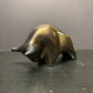 Otto Keramik Large Ceramic Bull West German Pottery Fat Lava