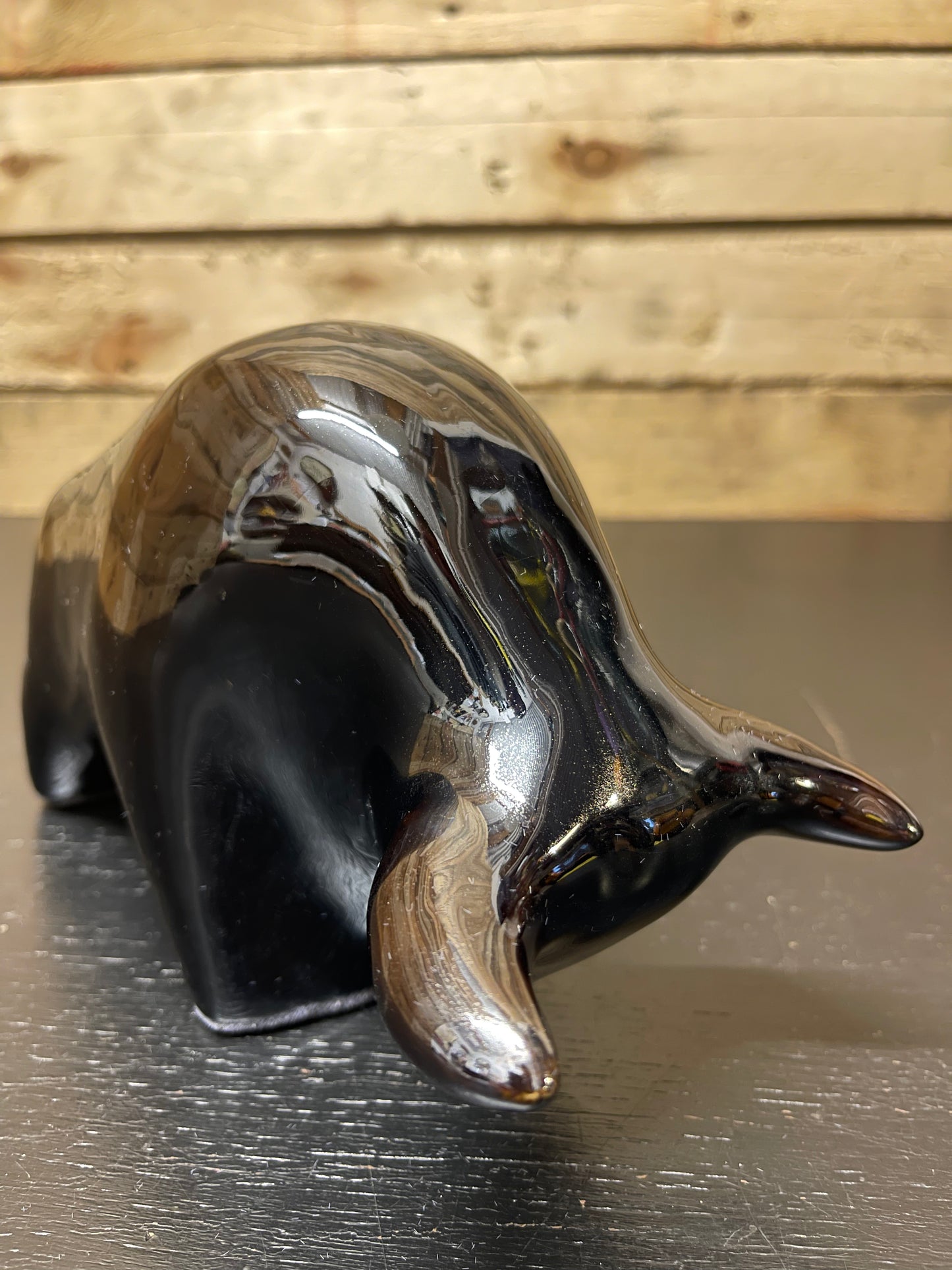 Otto Keramik Classic Ceramic Bull West German Pottery Fat Lava